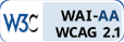 W3C WAI-ARIA compliance: WCAG 2.0 (Level AA)